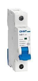 Выключатель автоматический 3А 1П однополюсный характеристика C 6кА NB1-63 179620 CHINT от поставщика КабельСпецСтрой