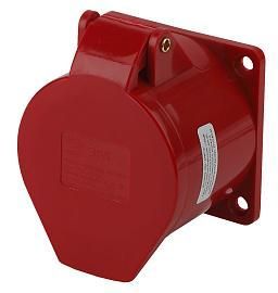 Розетка кабельная силовая стационарная внутренняя 425 3Р+РЕ+N 32А 380В R(IN)-32-3P-PE-N-IP44 Б0032873 ЭРА от поставщика КабельСпецСтрой