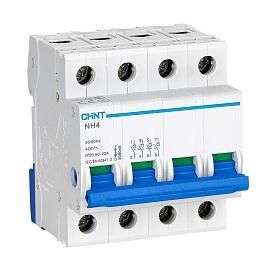 Выключатель нагрузки NH4 4P четырехполюсный 80A 398112 CHINT от поставщика КабельСпецСтрой