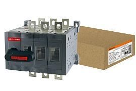 Рубильник ВНК-37-1 3-полюсный 400А реверсивный с установленной фронтальной ручкой управления TDM от поставщика КабельСпецСтрой