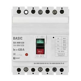 Выключатель автоматический 630А (3P+N) ВА-99М 50кА IP30 PROxima mccb99-630-630m-4P EKF от поставщика КабельСпецСтрой