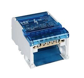 Шина на DIN-рейку в корпусе (кросс-модуль) 3L+PEN 4*7 081-06-04/081-06-004 HLT от поставщика КабельСпецСтрой