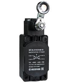 Выключатель путевой ВП 36-2116П-66 У2 рычаг со стальным роликом 1з+1р безинерционный 30х60 мм без сальника 3А IP66 ET010885 Электротехник от поставщика КабельСпецСтрой