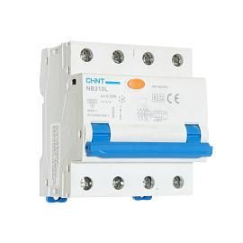 Выключатель автоматический дифференциального тока АВДТ 32А 3P+N четырехполюсный характеристика C 6кА 30мА тип AС NB310L 660024 CHINT от поставщика КабельСпецСтрой