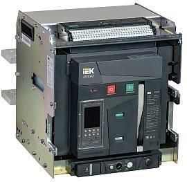 ARMAT Воздушный автоматический выключатель выдвижного исполнения 3P типоразмер E 100кА 1600А расцепитель TD с комплектом аксессуаров 220В: мотор привод независимый расцепитель катушка отключения IEK от поставщика КабельСпецСтрой