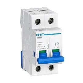 Выключатель нагрузки NH4 2P двухполюсный 100A 398039 CHINT от поставщика КабельСпецСтрой