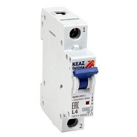 Выключатель автоматический 50А 1П однополюсный характеристика Z 6kA BM63 OptiDin 260576 КЭАЗ от поставщика КабельСпецСтрой